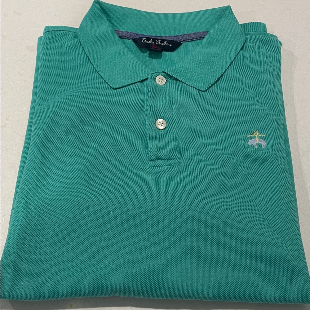 Brooks Brothers Teal Polo Shirt